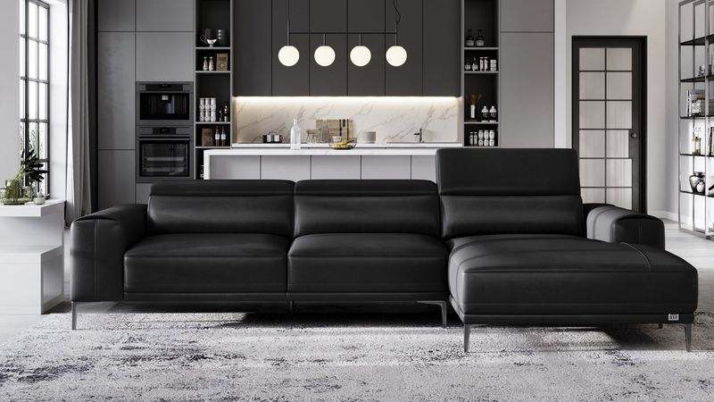 Minimalist Leather Sofa