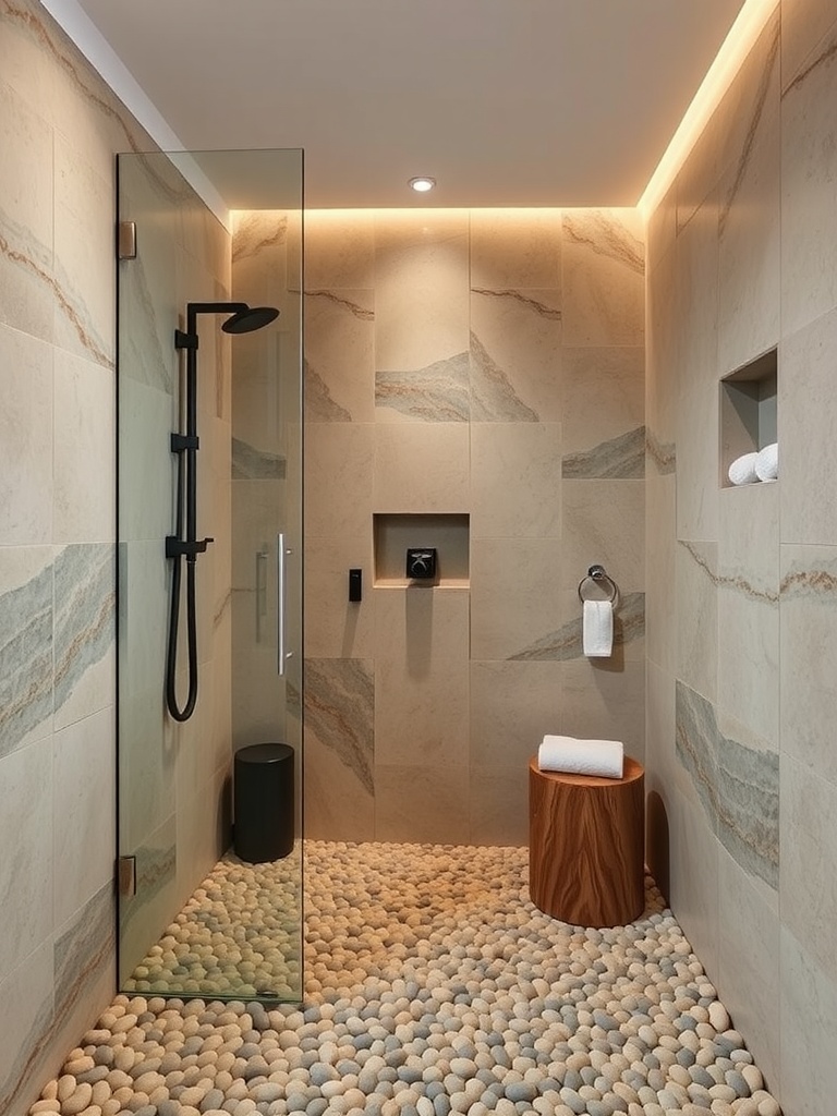 Instead: Luxurious Walk-In Showers
