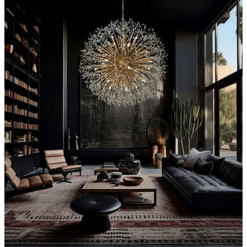 Everly Quinn Brenli Crystal Modern Chandelier