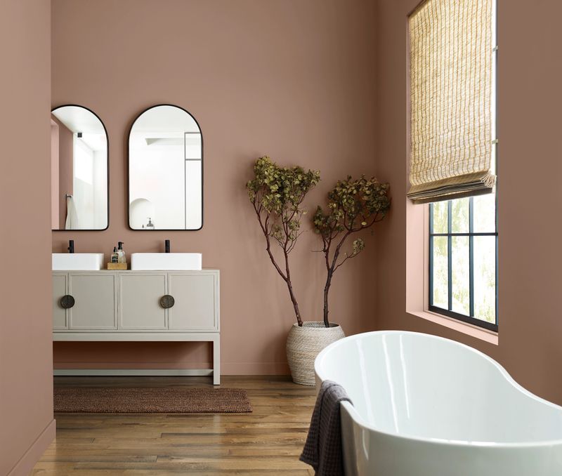 Bathroom: Mid-Tone Brown
