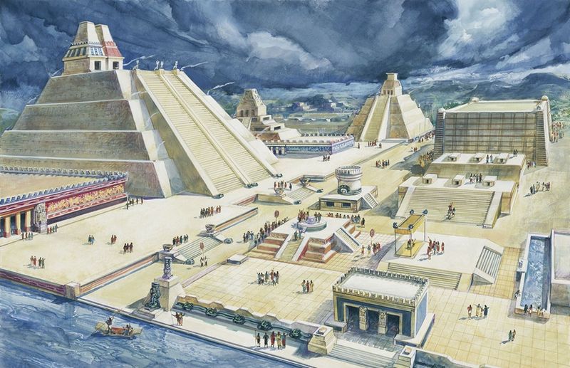 Aztec Royal Palaces of Tenochtitlán (Mexico City, Mexico)