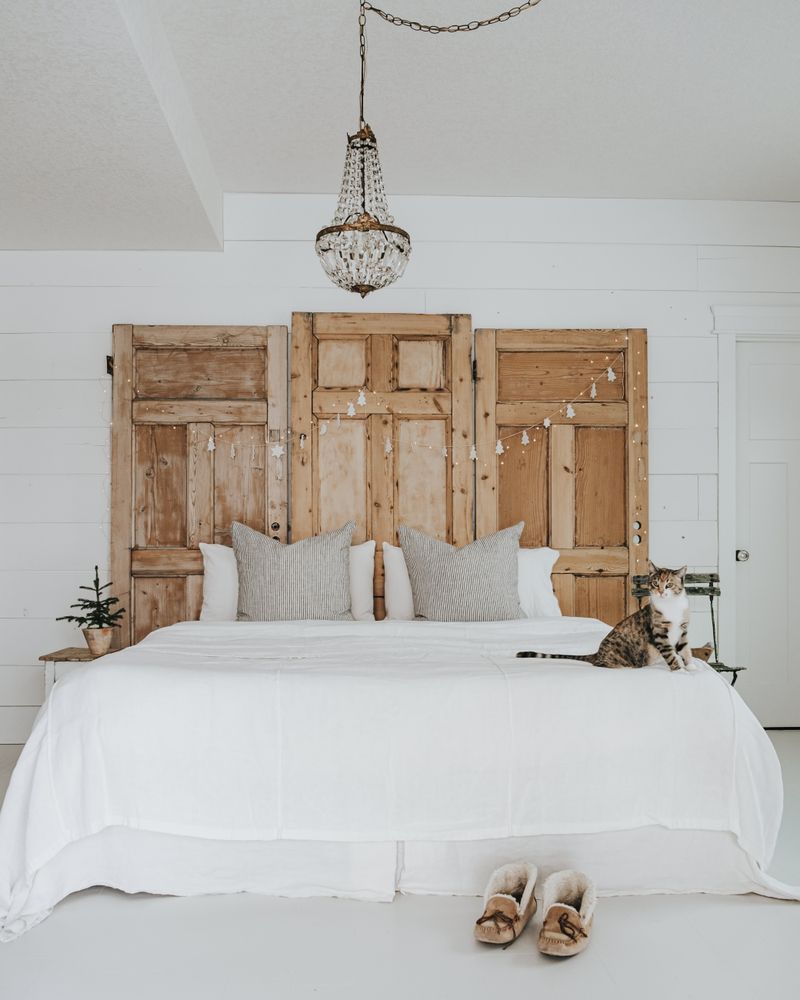 Vintage Door Headboard