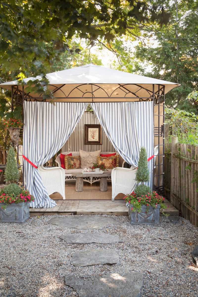 Outdoor Curtain Privacy Screen
