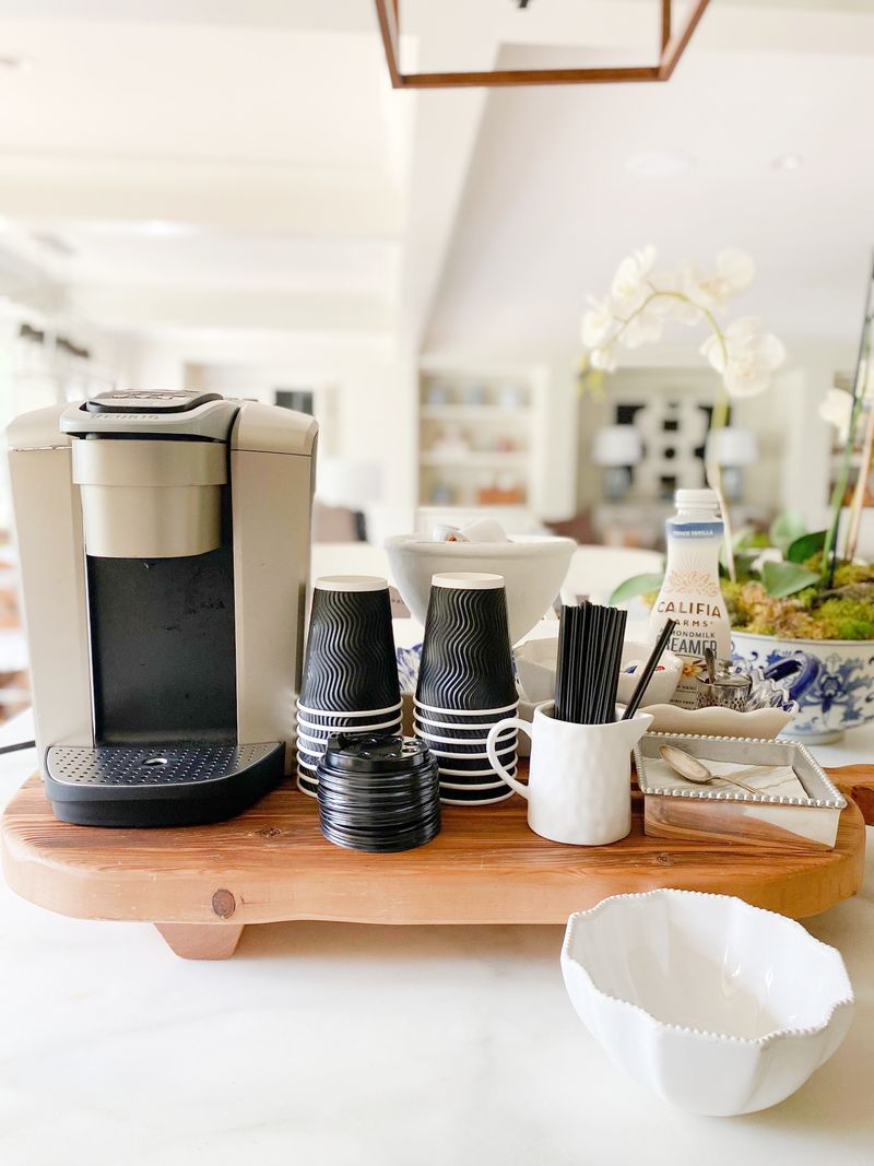 Tray-Style Portable Coffee Bar
