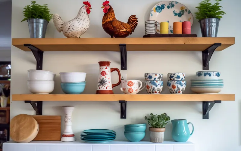 Rooster And Chicken Themed Decorations