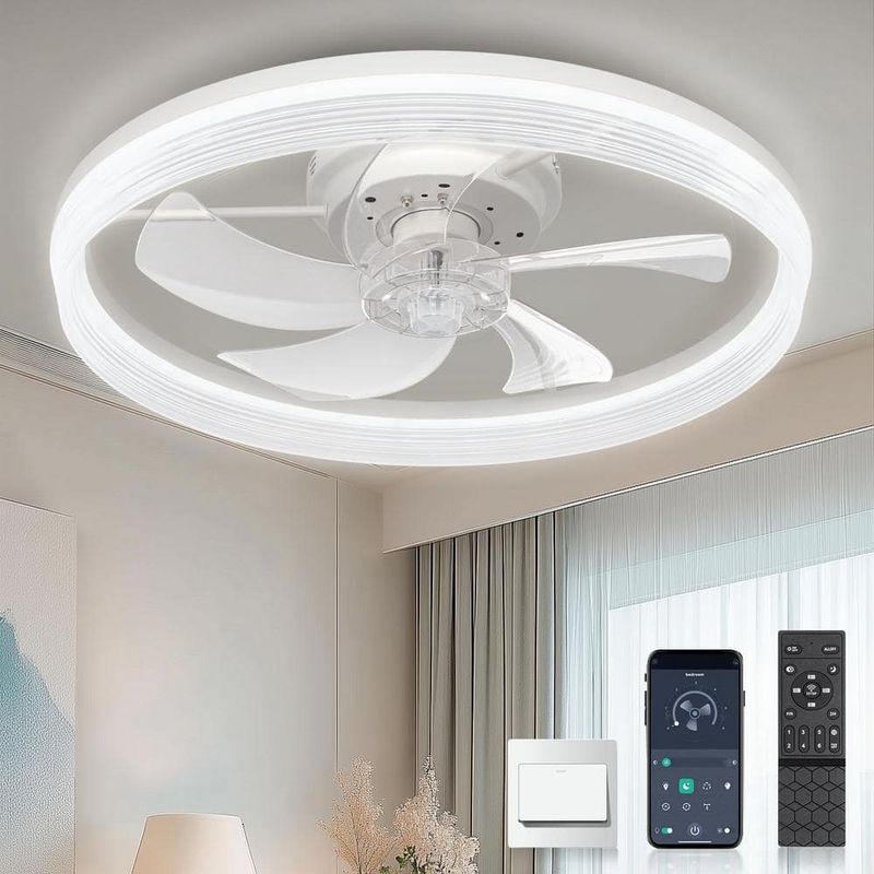 Ceiling Fans With Invisible LED Light Strips