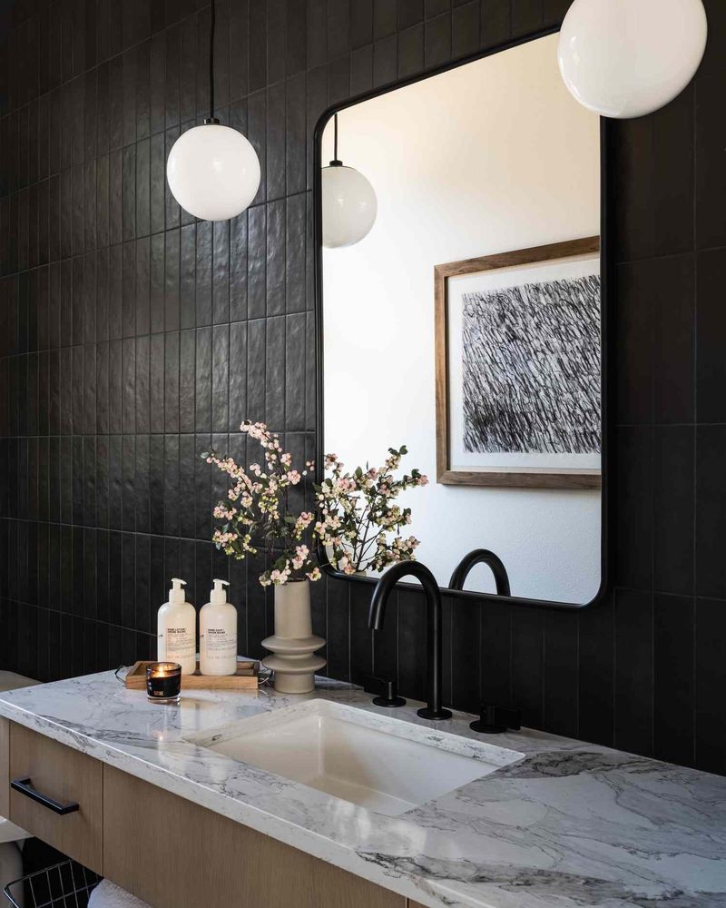 Glossy Black Fixtures