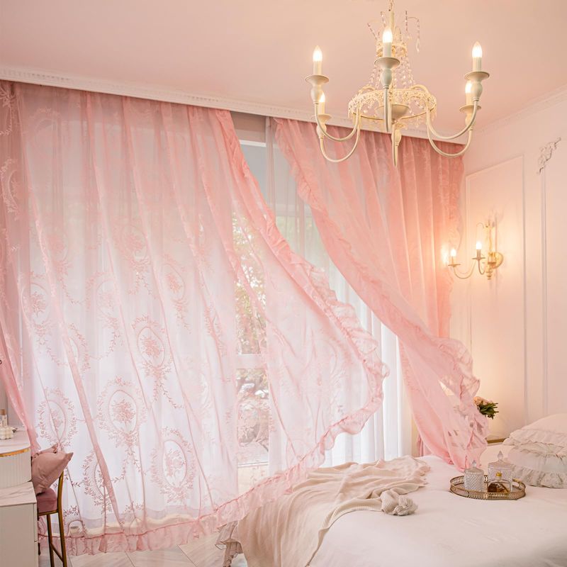 Hang Sheer or Lace Curtains