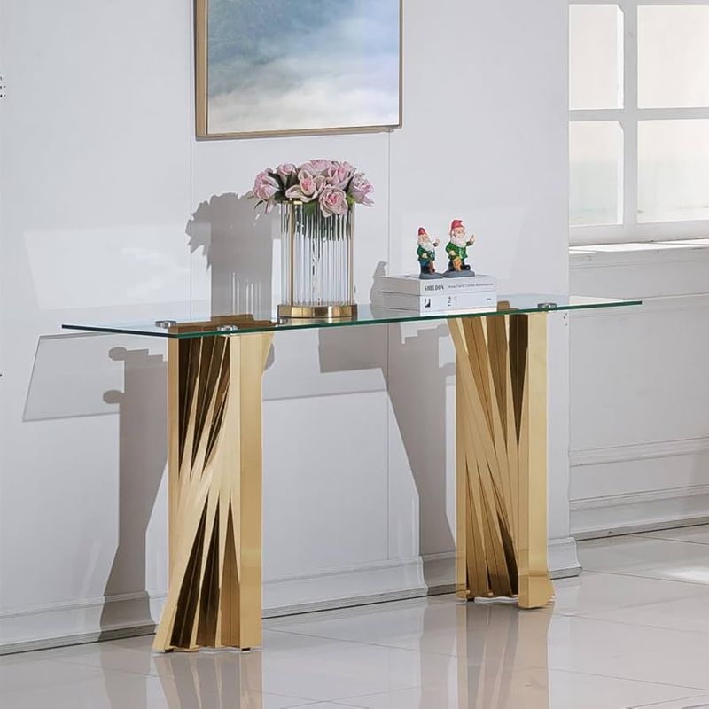 Glass and Metal Accents