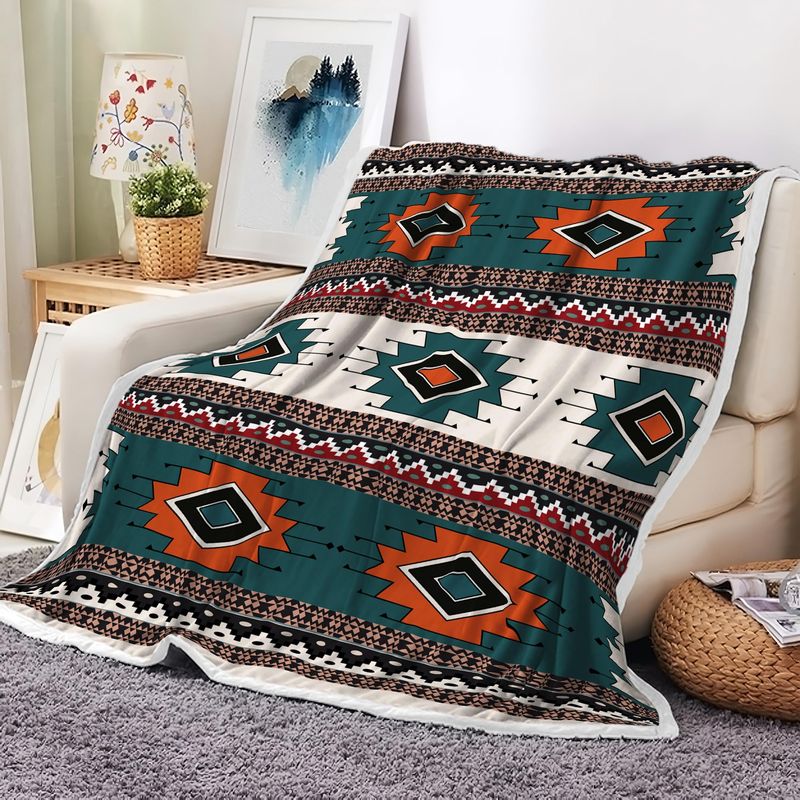 Navajo-inspired textiles and throws