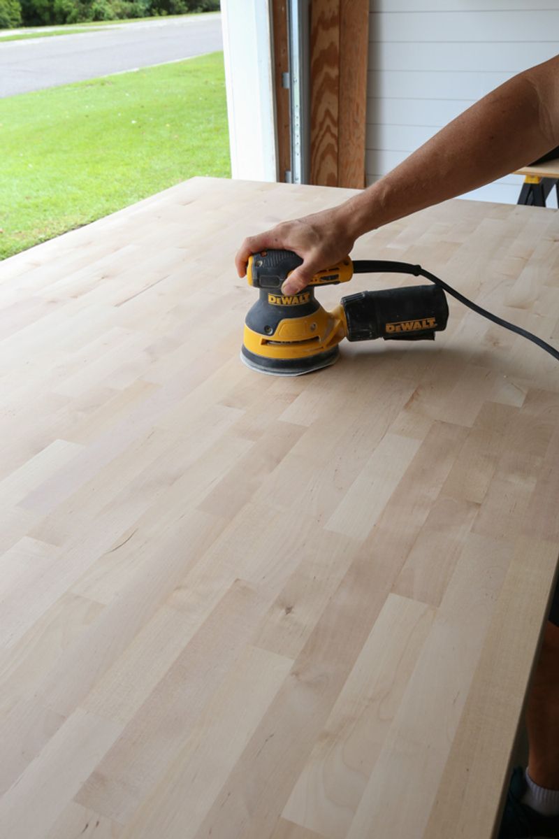 Forgetting to sand and re-seal over time