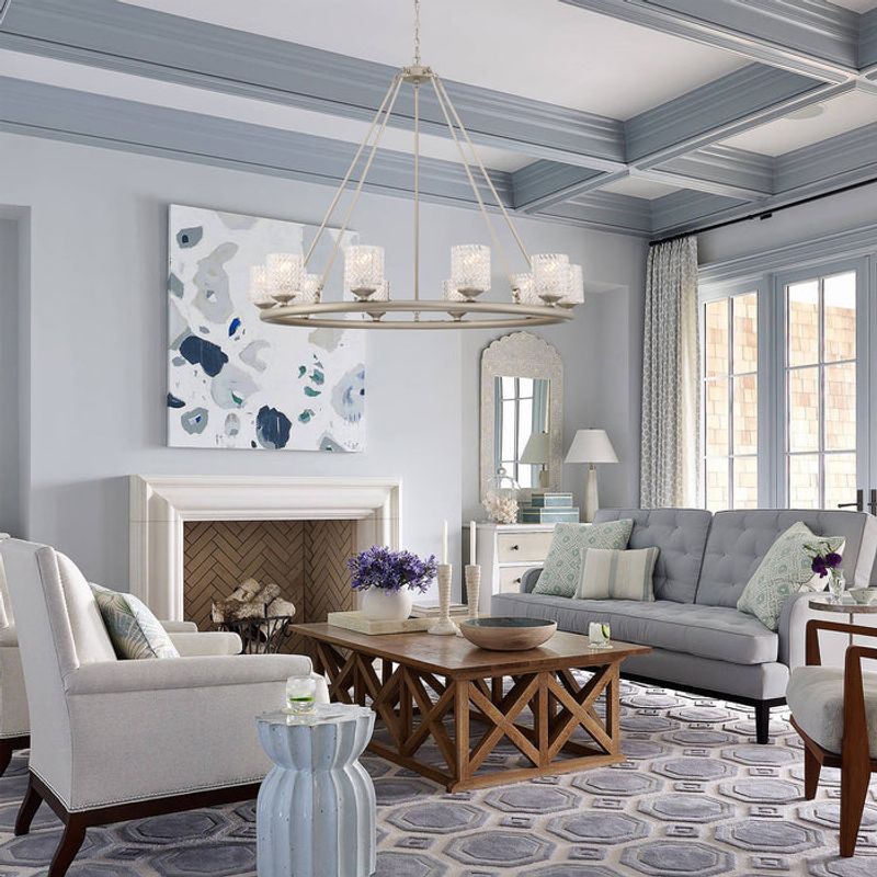 Silver Lighting Fixtures Throughout