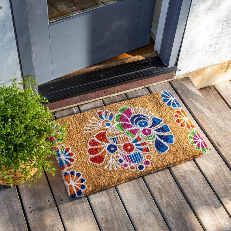 Patterned Welcome Mat