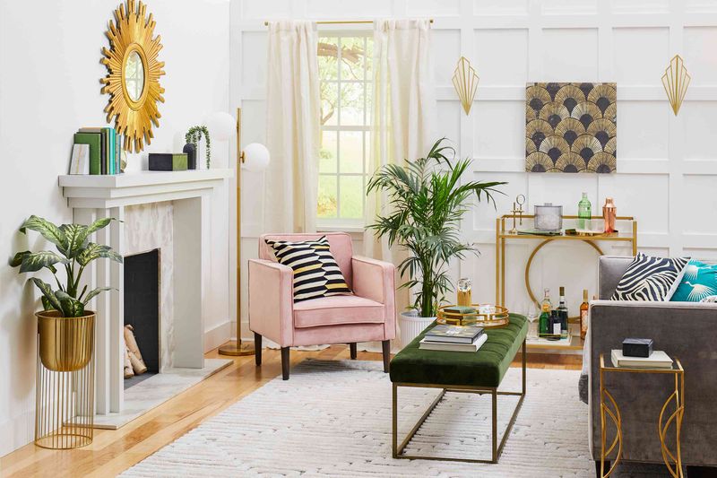 Gleaming Brass Accents