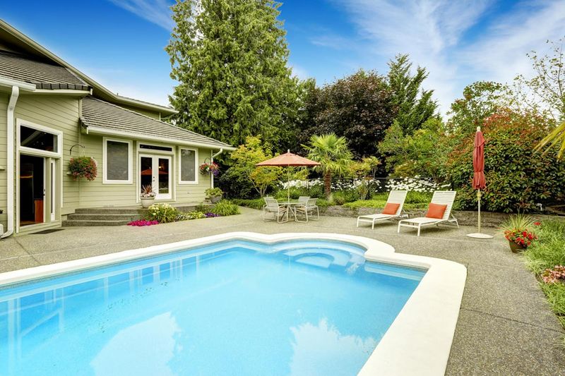 Homes With Pool-Centric Backyards