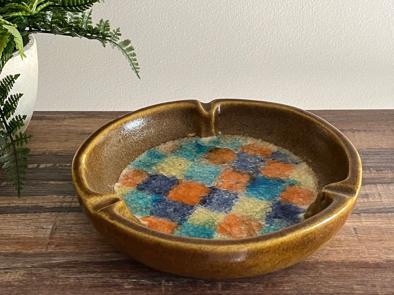 Mid-Century Modern Ashtrays As Decorative Bowls