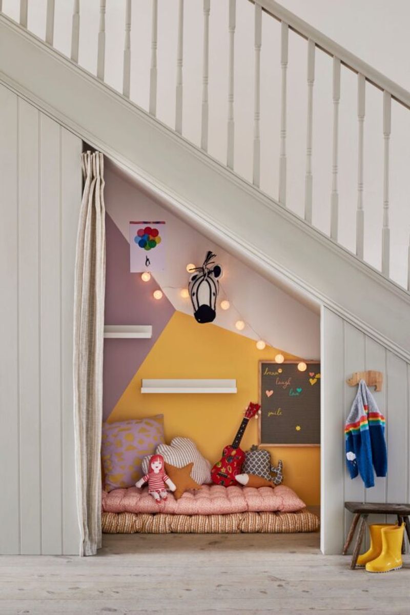 Under-Stair Playhouse Maximizes Unused Space