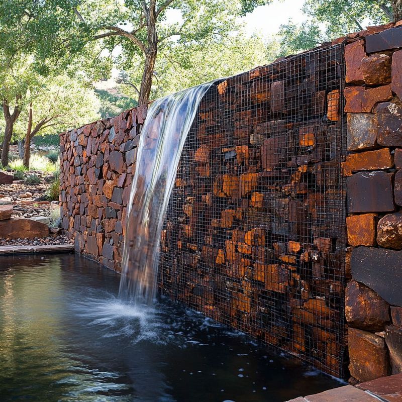 Backyard Water Feature Wall