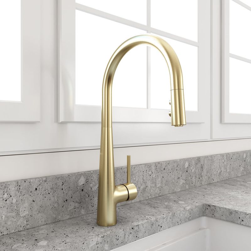 Brushed Brass Faucet
