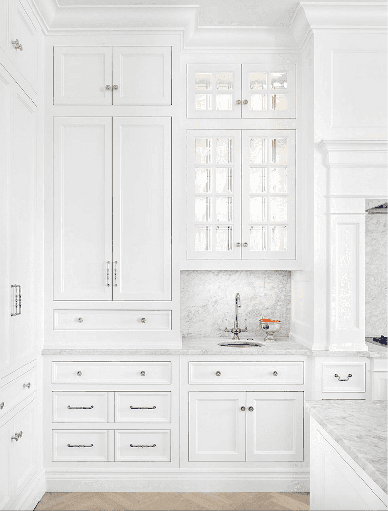 All-White Kitchens Losing Their Sparkle