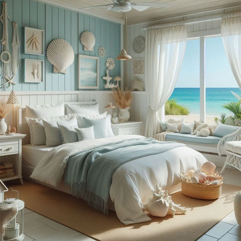 Coastal-Inspired Blue Decor