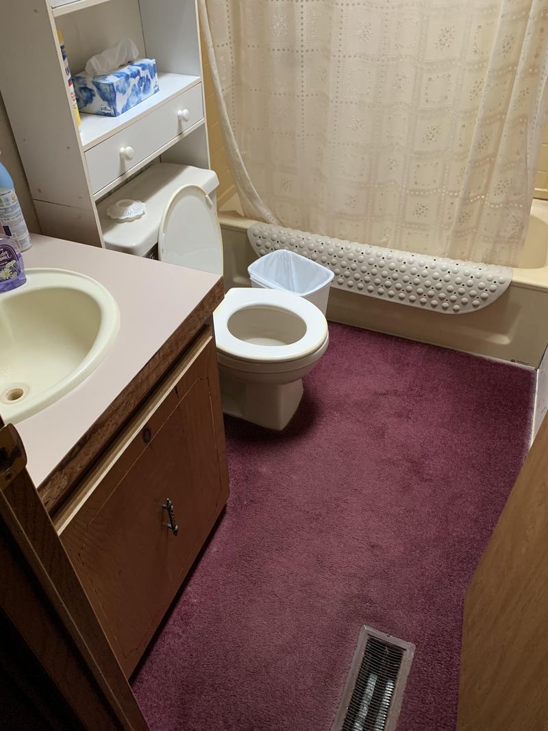 Carpet in Bathrooms