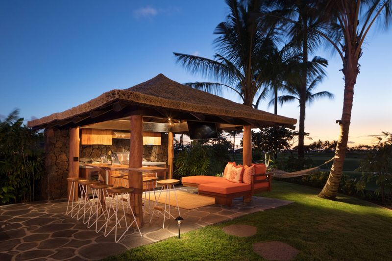 Island Vibes With Tropical Bamboo Accents