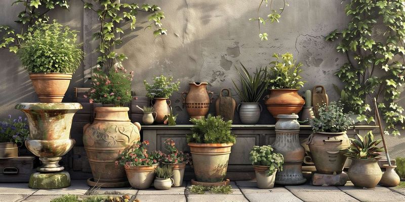 Large Decorative Planters And Urns