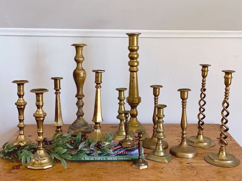 Vintage Brass Candlesticks