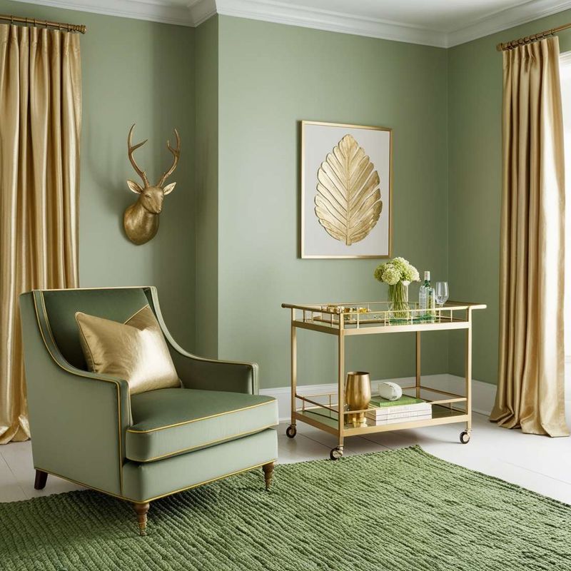 Olive And Gold Luxury Lounge
