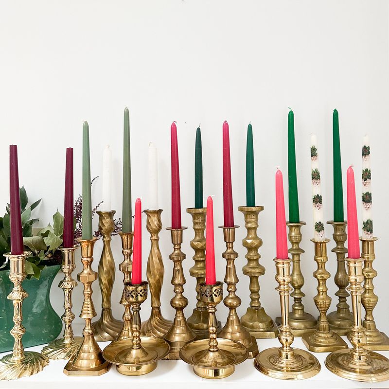 Vintage Brass Candlesticks