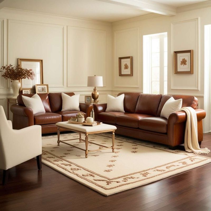 Caramel Brown And Ivory White