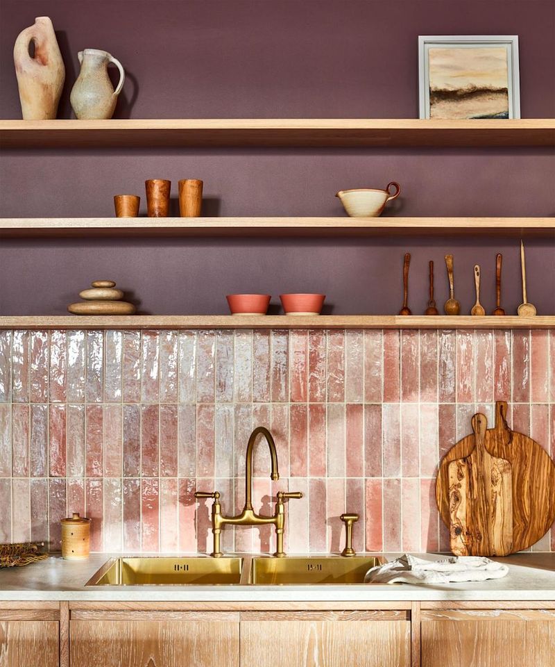 Eggplant Purple And Warm Gold