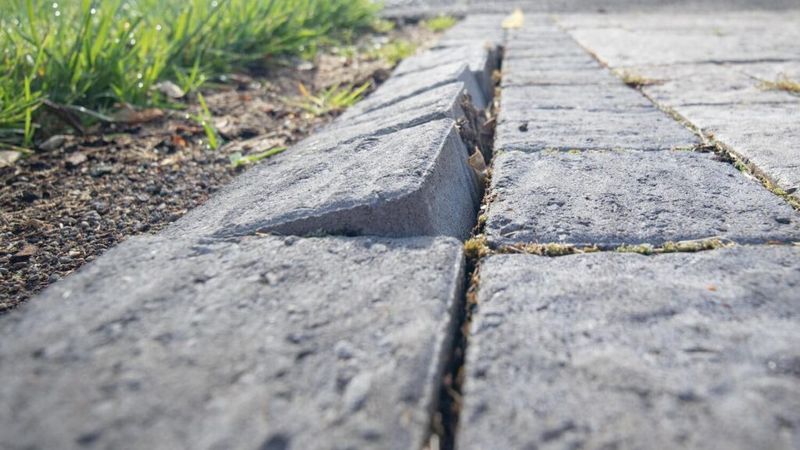 Loose bricks or wobbling pavers