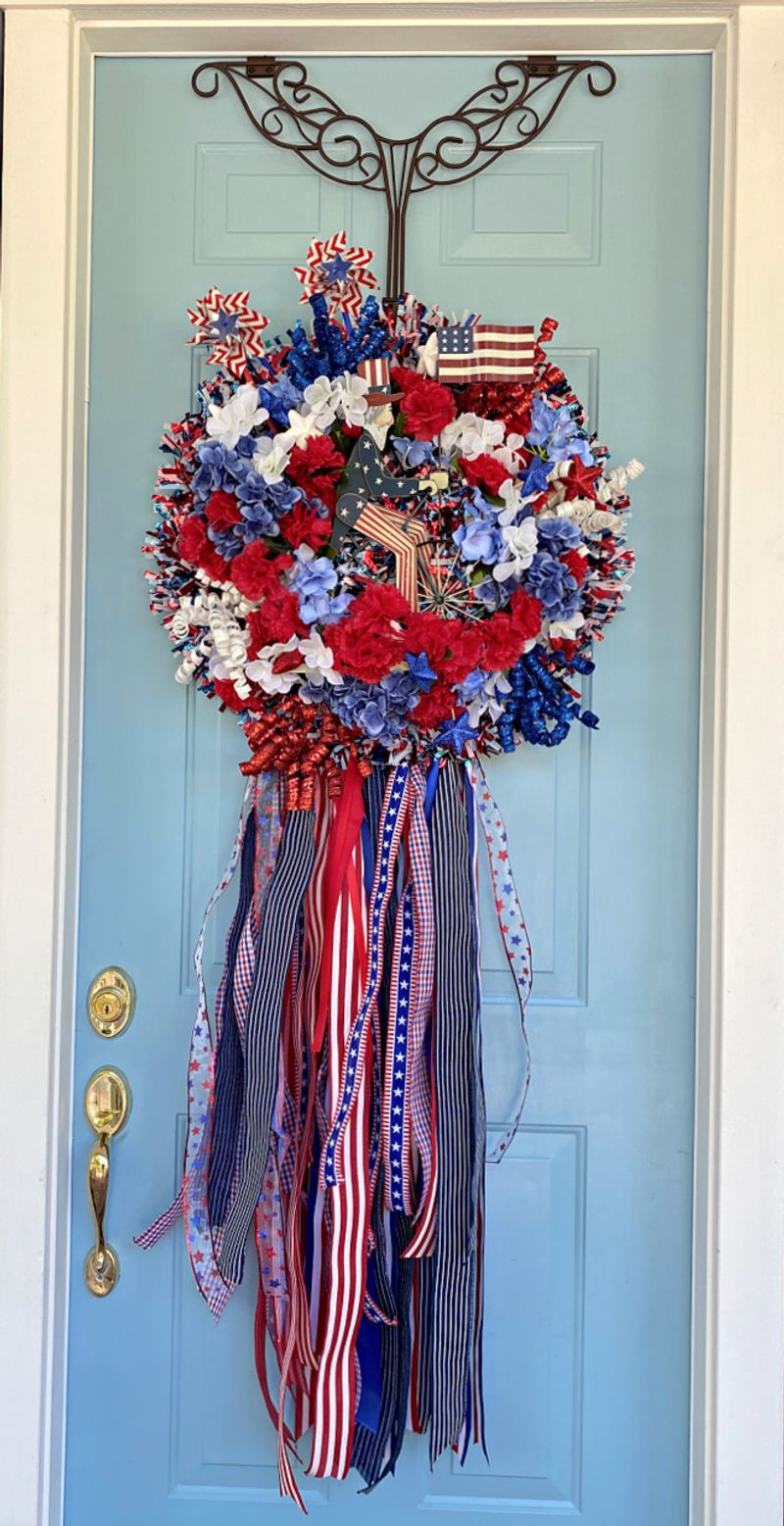 Star-Spangled Door Wreaths
