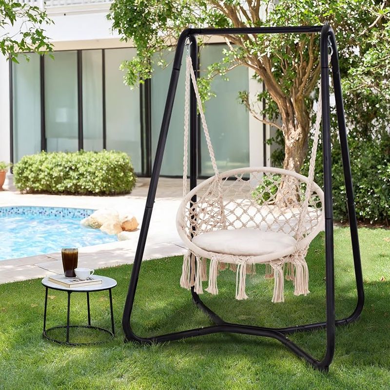 Space-saving hammock or swing chair