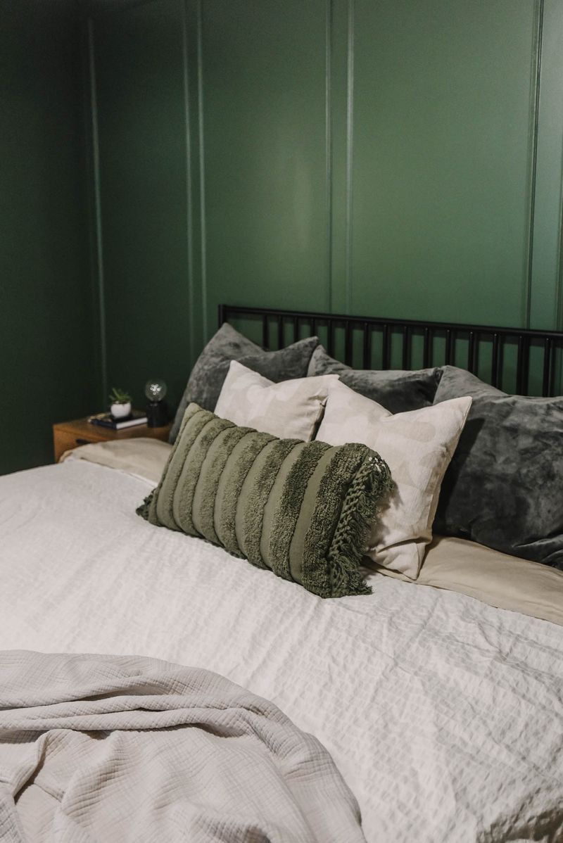 Emerald Green Throw Pillow Party