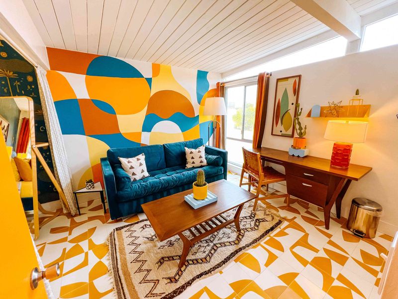 Brightly Colored Accent Walls