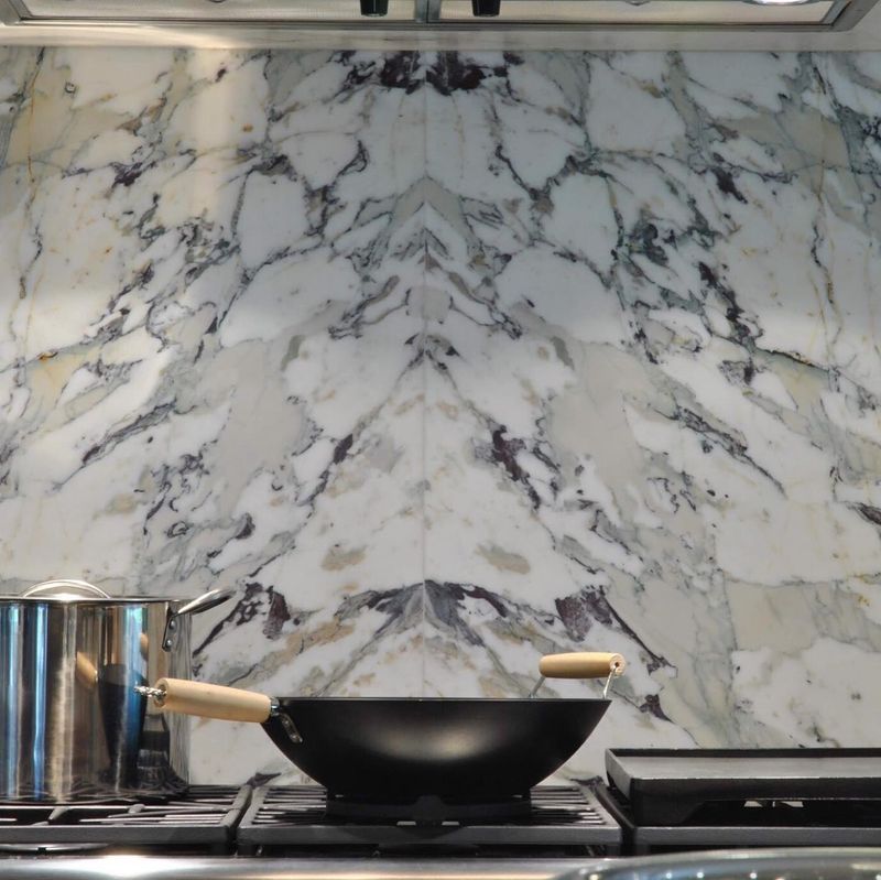 Natural Stone with Dramatic Veining