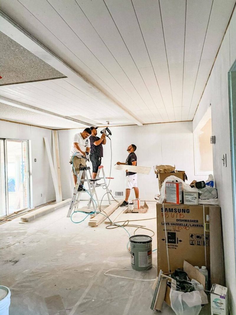 Outdated Popcorn Ceilings