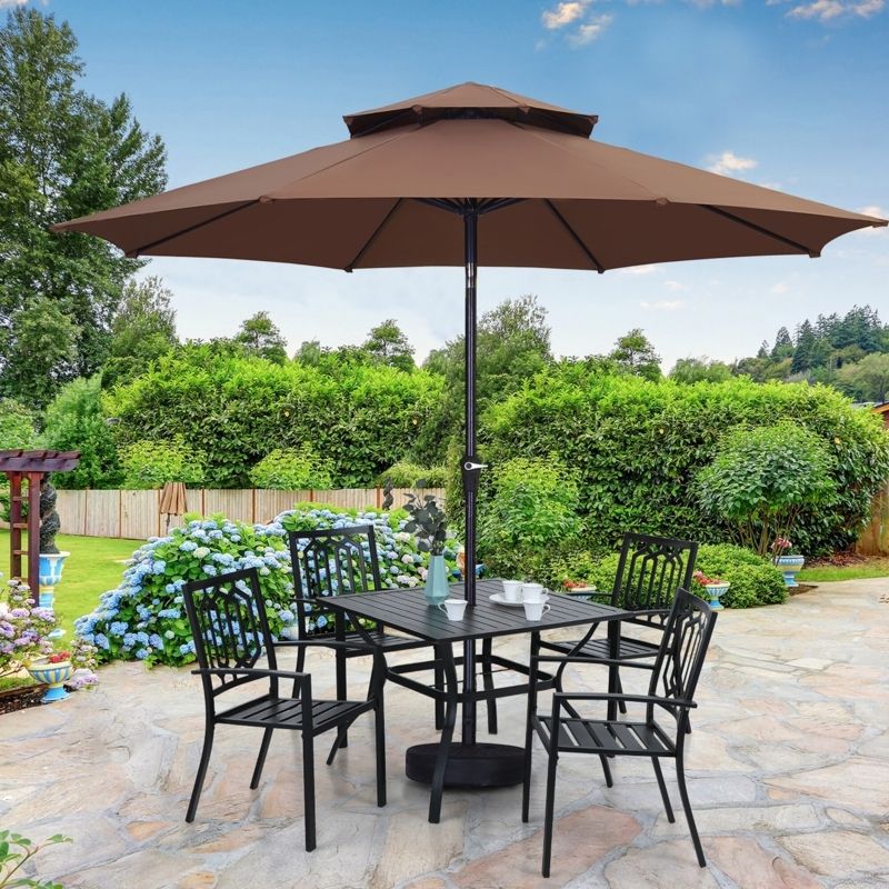 Tiered Umbrellas