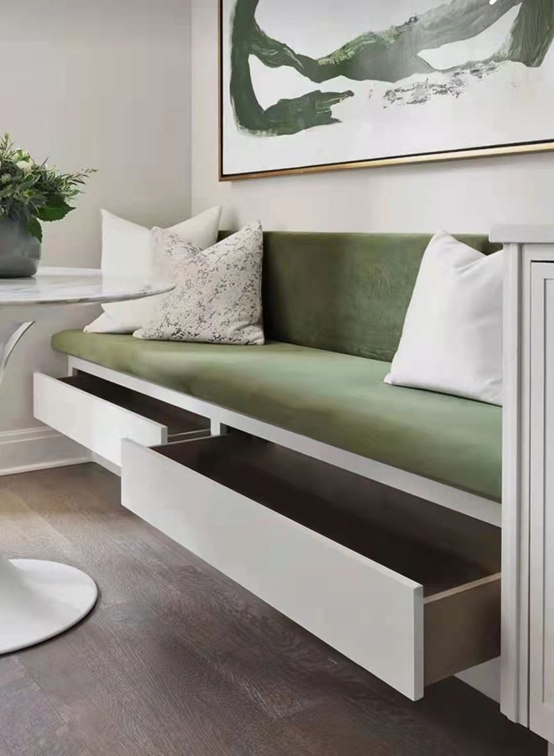 Wall-To-Wall Built-In Banquettes