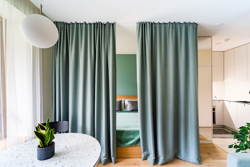 Hang Curtains In Unexpected Places