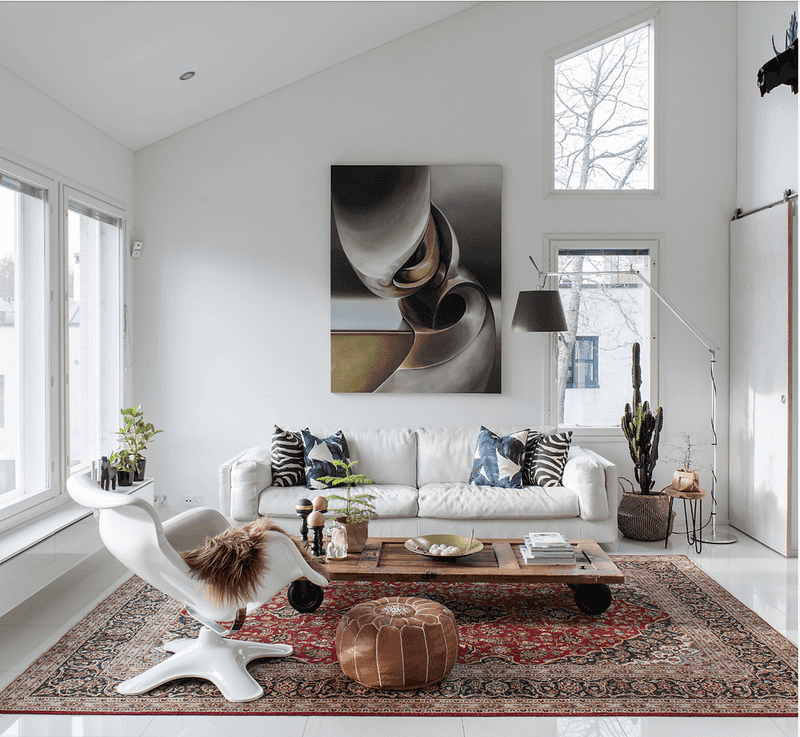 Use Rugs to Tie Various Styles Together
