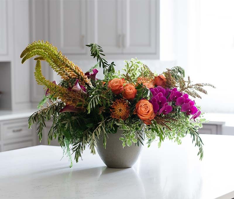 Use Fresh Seasonal Flowers
