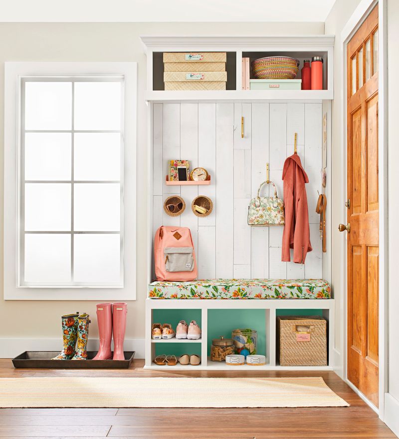 Organize Entryway with Trays
