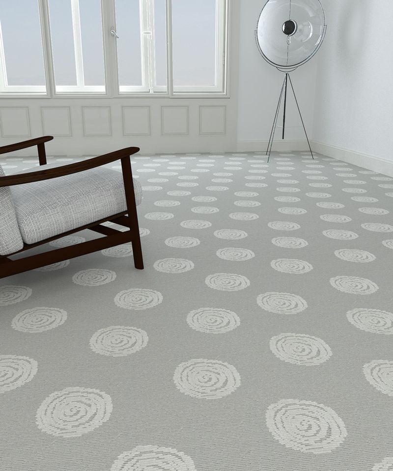 Choosing carpet over hardwood in high-traffic areas