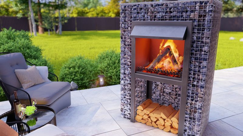 Outdoor Fireplace Surround