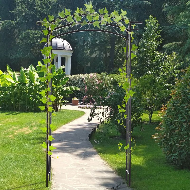 Bent Metal Garden Arches That Won't Stand Straight