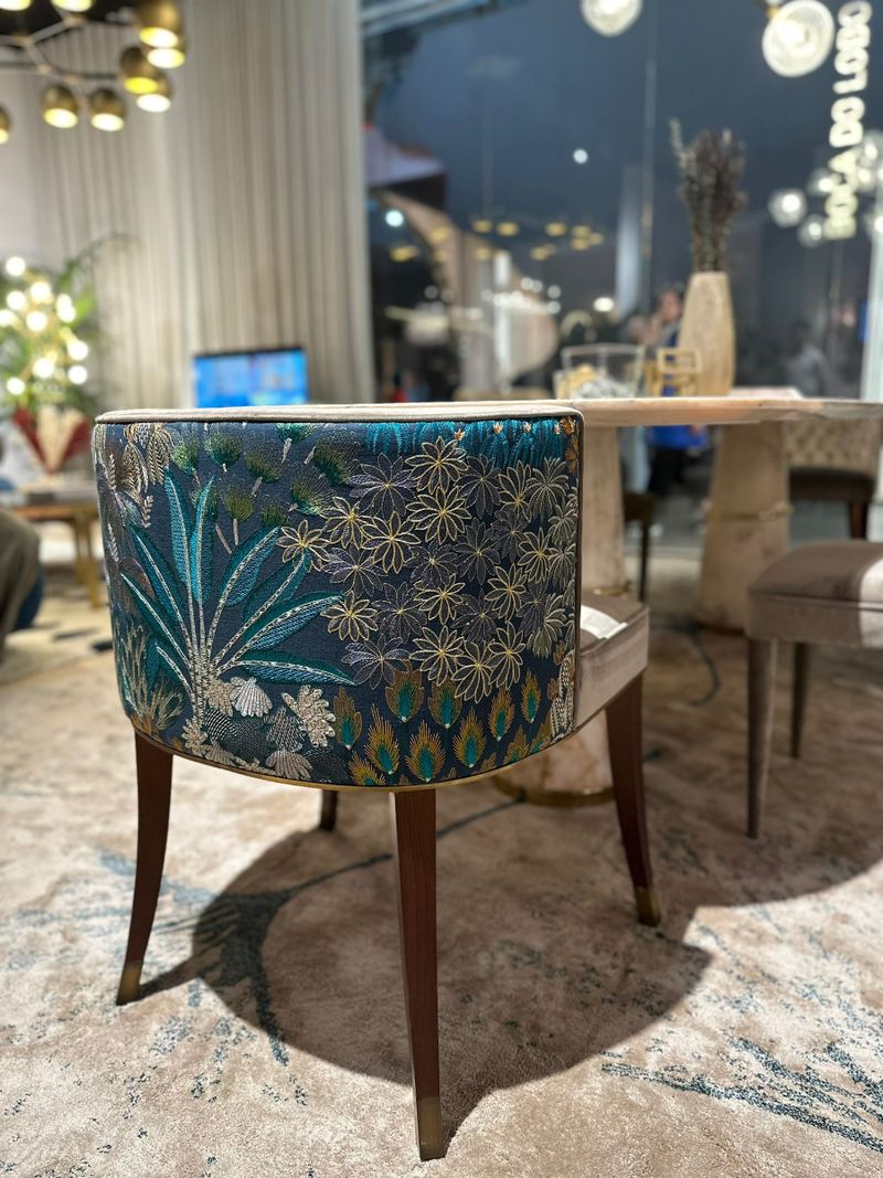 Brabbu Exotic Wood Dining Chairs